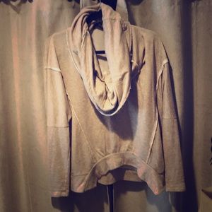 Tan Asymmetrical sweater